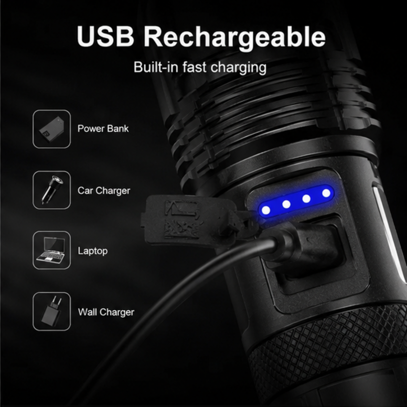 Lemkoff Gear X-73 Tactical LED Flashlight & Power Bank — image 4