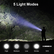 Lemkoff Gear X-73 Tactical LED Flashlight & Power Bank