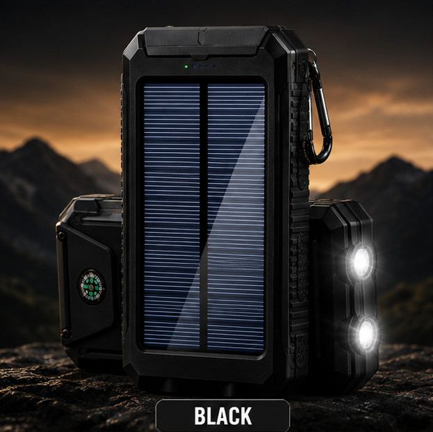 Die Venturio 80000mAh Solar Power Bank – Outdoor Ladegerät mit Kompass & LED — image 6