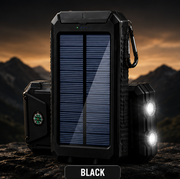 Die Venturio 80000mAh Solar Power Bank – Outdoor Ladegerät mit Kompass & LED