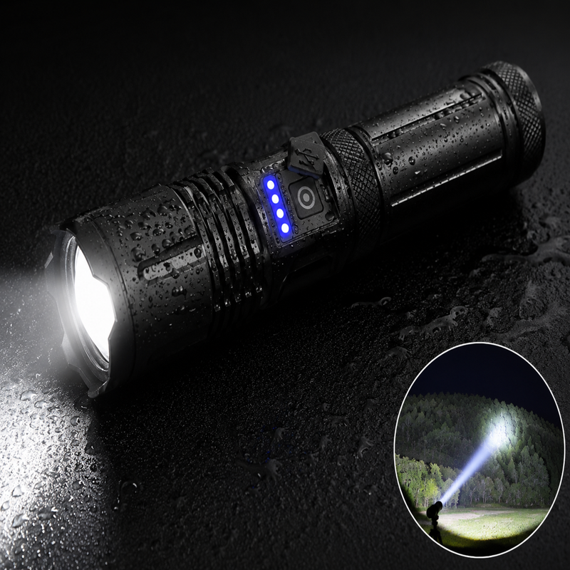 Lemkoff Gear X-73 Tactical LED Flashlight & Power Bank