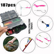 Lemkoff Gear Ultimate Fishing Tackle Kit 187/263PCS