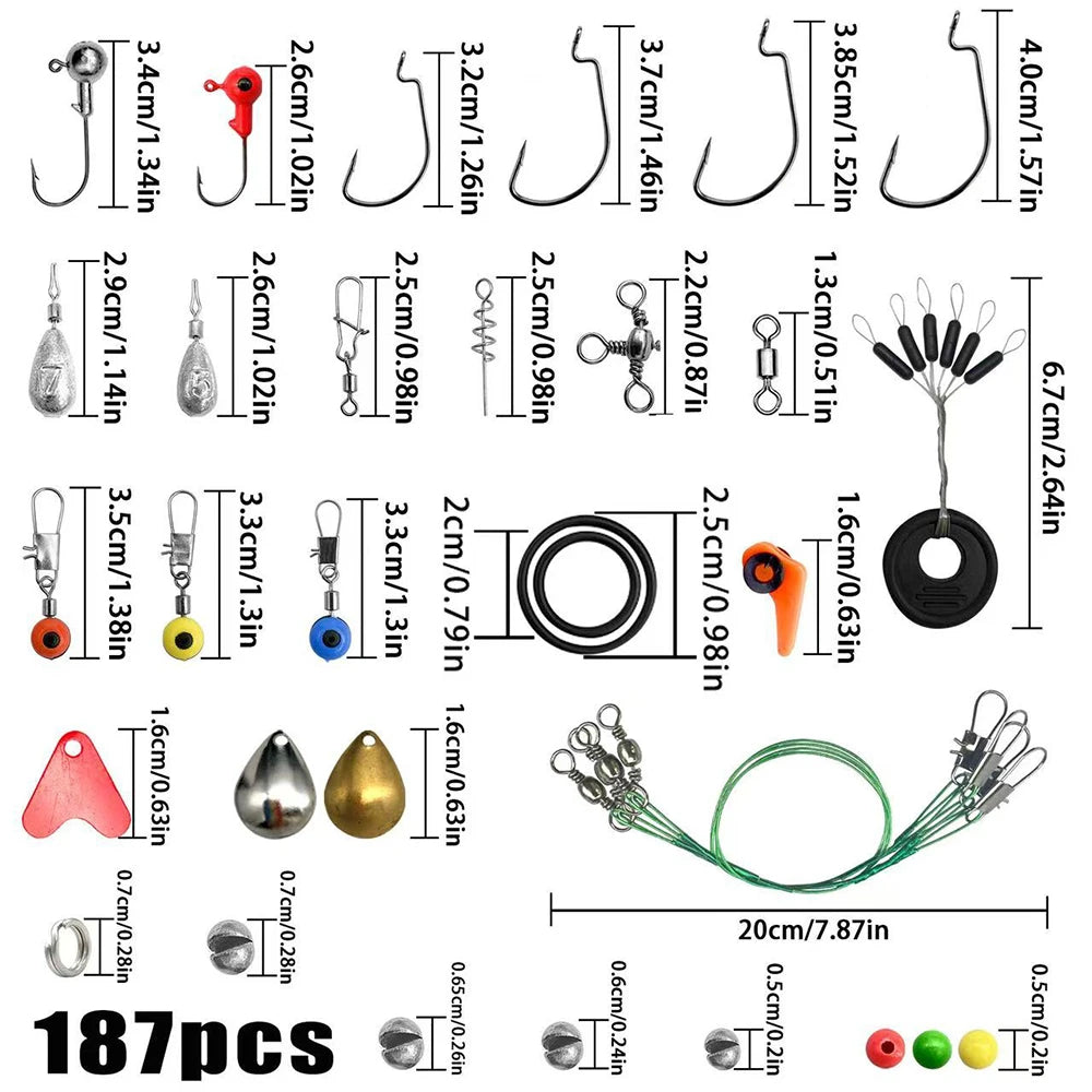 Lemkoff Gear Ultimate Fishing Tackle Kit 187/263PCS — image 3
