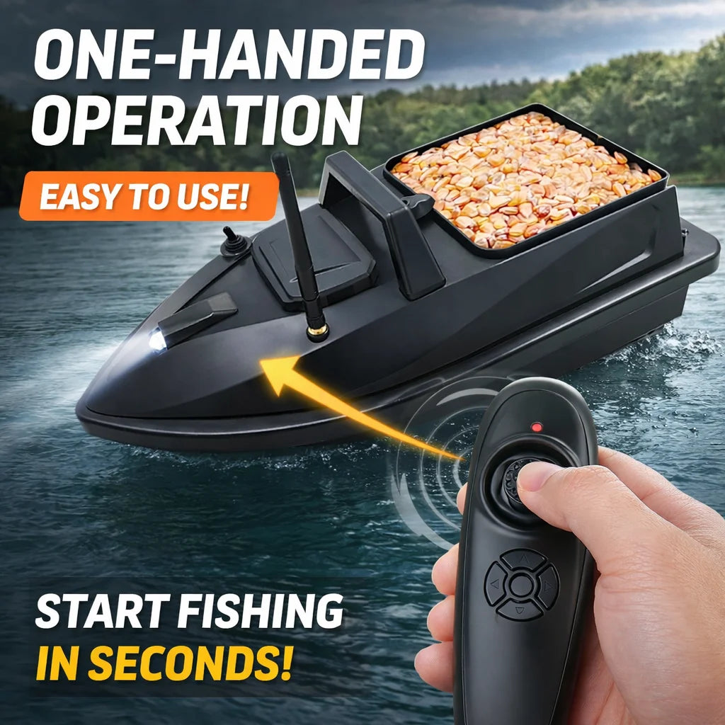 Lemkoff Gear StealthPilot™ 500M RC Bait Boat with Cruise Control — image 1