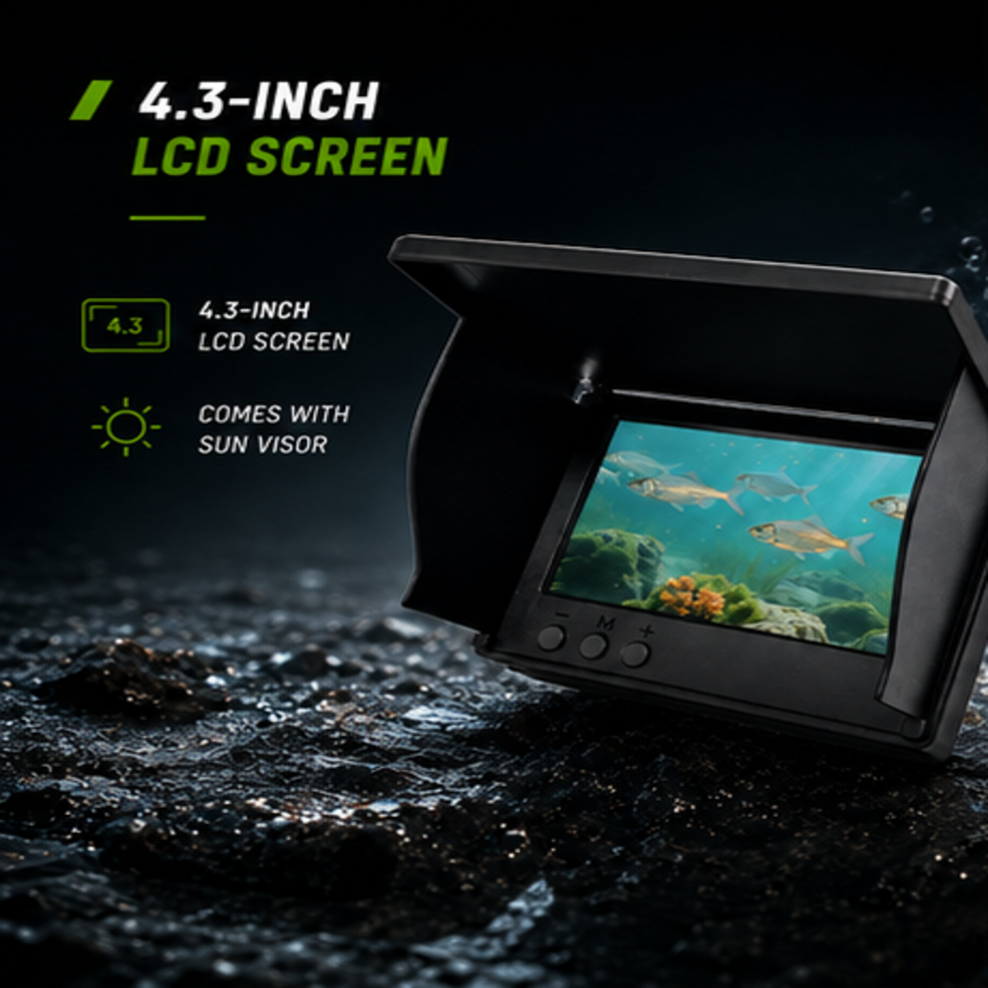 Lemkoff Gear AquaVision™ 4.3" Underwater Fish Finder Camera — image 1