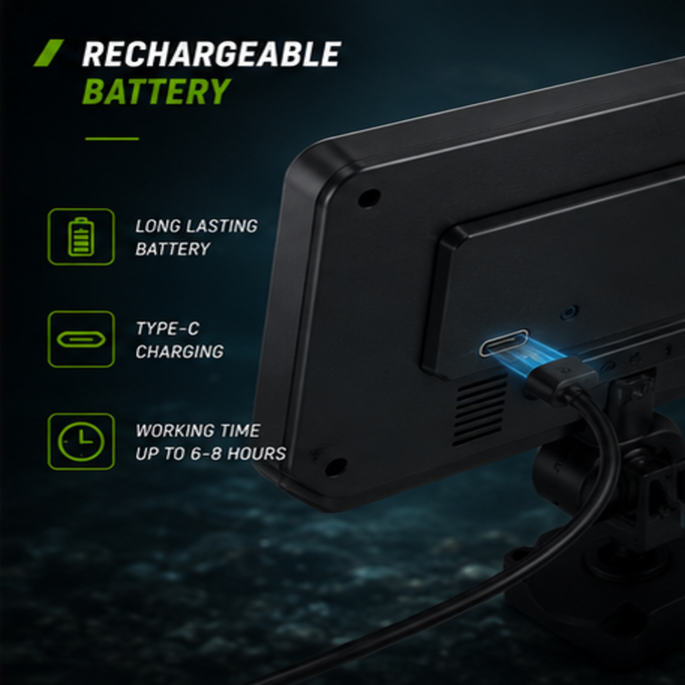 Lemkoff Gear AquaVision™ 4.3" Underwater Fish Finder Camera — image 4